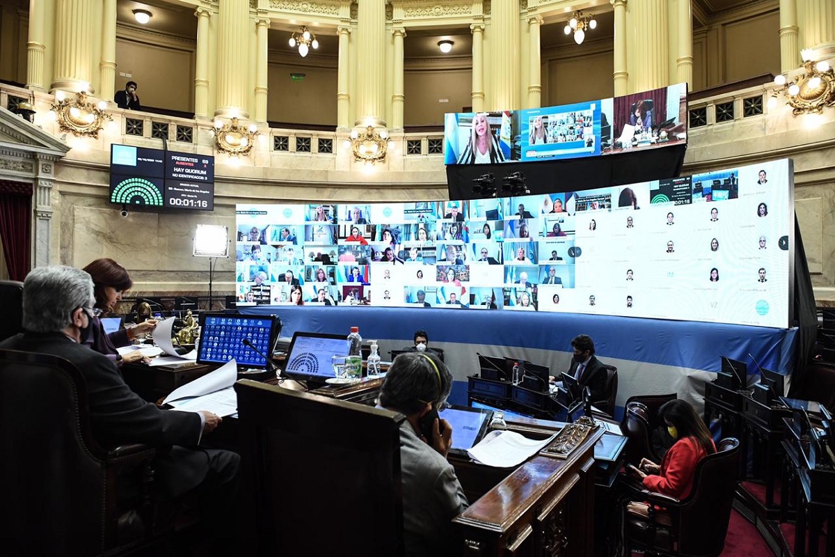 El Senado aprobó la quita de la coparticipación a la Ciudad y JxeC se retiró