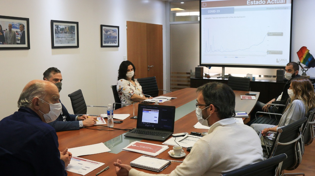 Grindetti y el Covid en Lanús: "Hay una meseta que está bajando"