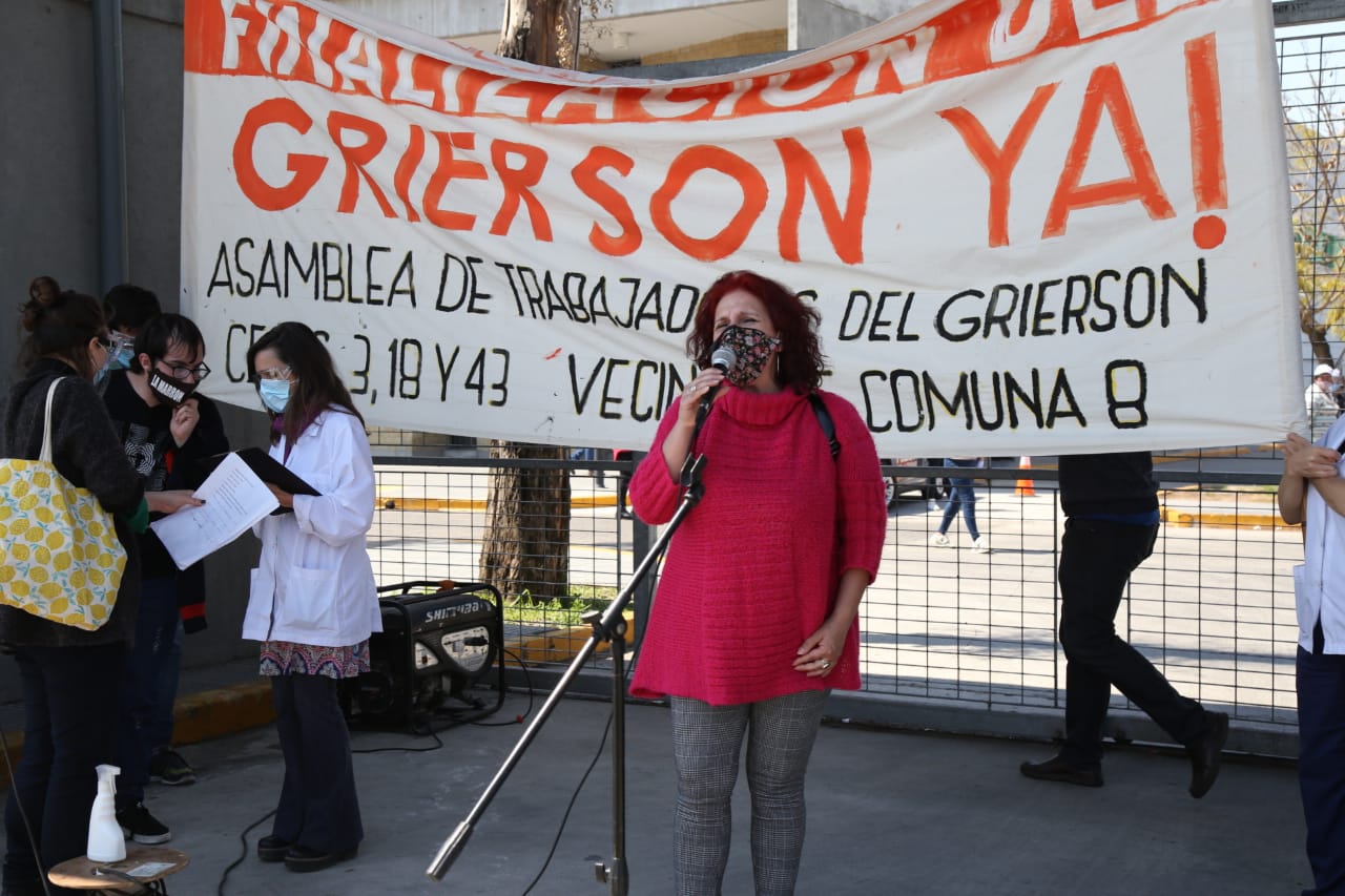Exigen la finalización de las obras en el Hospital Grierson de Lugano