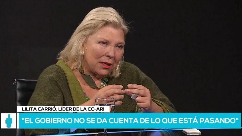 Carrió aseguró que Macri no apresó a Cristina porque "no querían justicia"