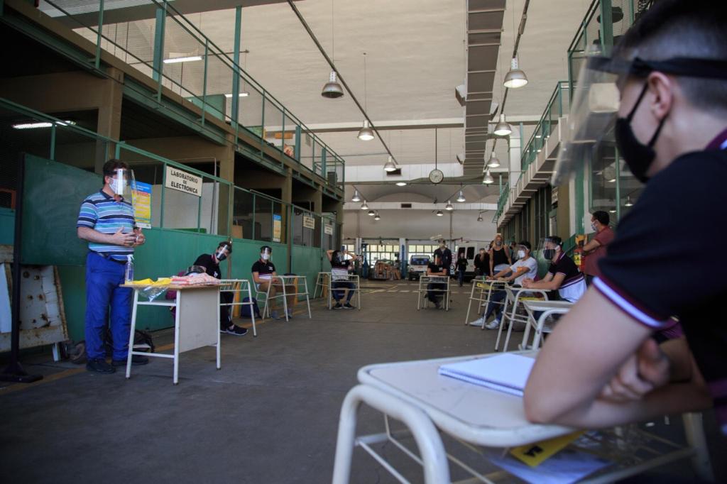Cómo fue el regreso de las clases presenciales en las escuelas técnicas