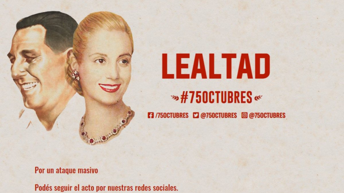 Antes de que hablara Alberto, la pagina del acto sufrió un hackeo masivo