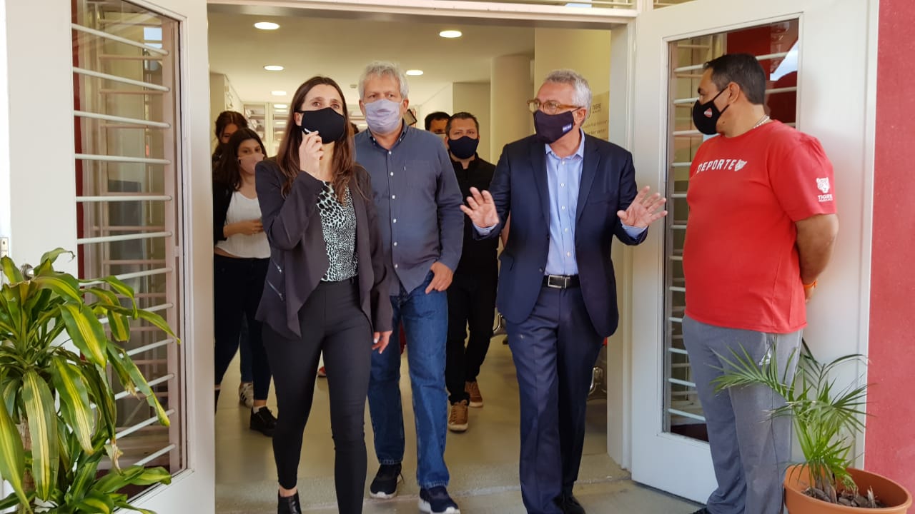 Ferreño, Zamora y Arrondo se reunieron con dirigentes de clubes deportivos