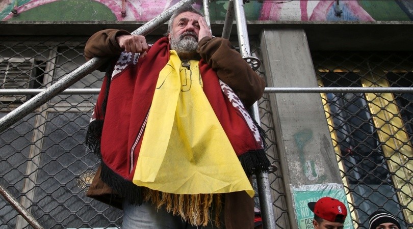 Tensión en la sede del Gobierno porteño por una protesta de Castells