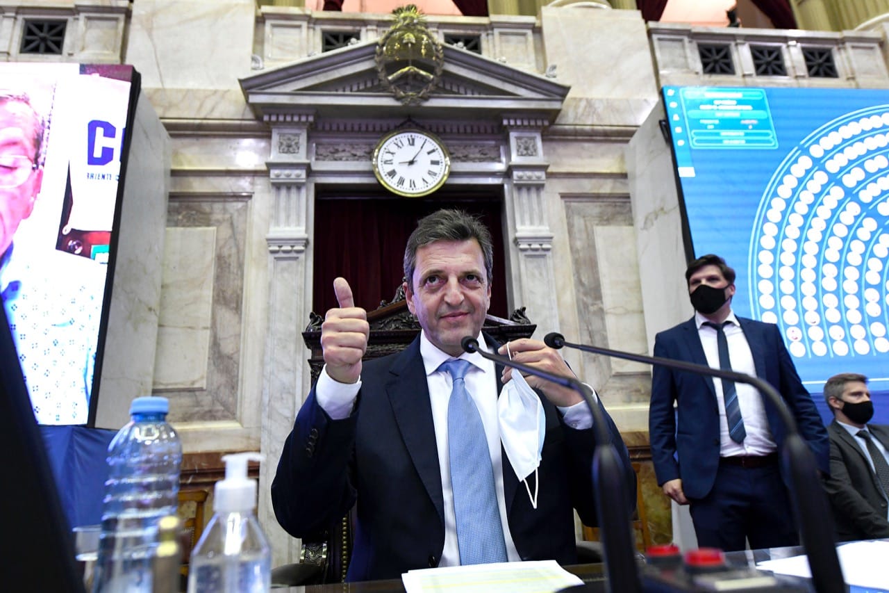 Massa retomó su actividad en el Congreso y mantuvo reuniones claves