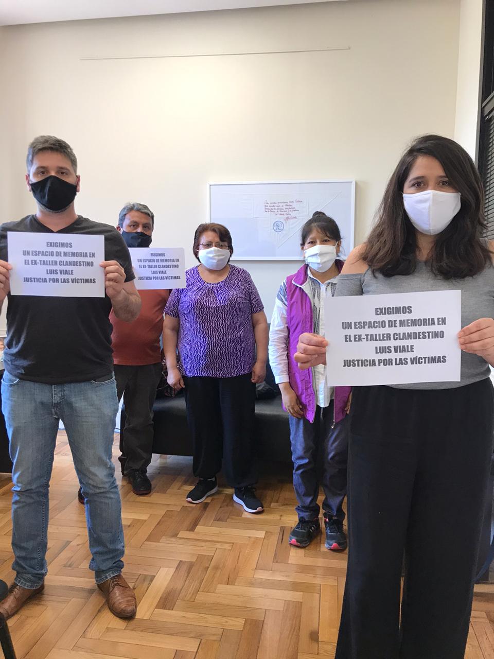 Vicky Montenegro apoyó el reclamo de los familiares de la masacre de Viale