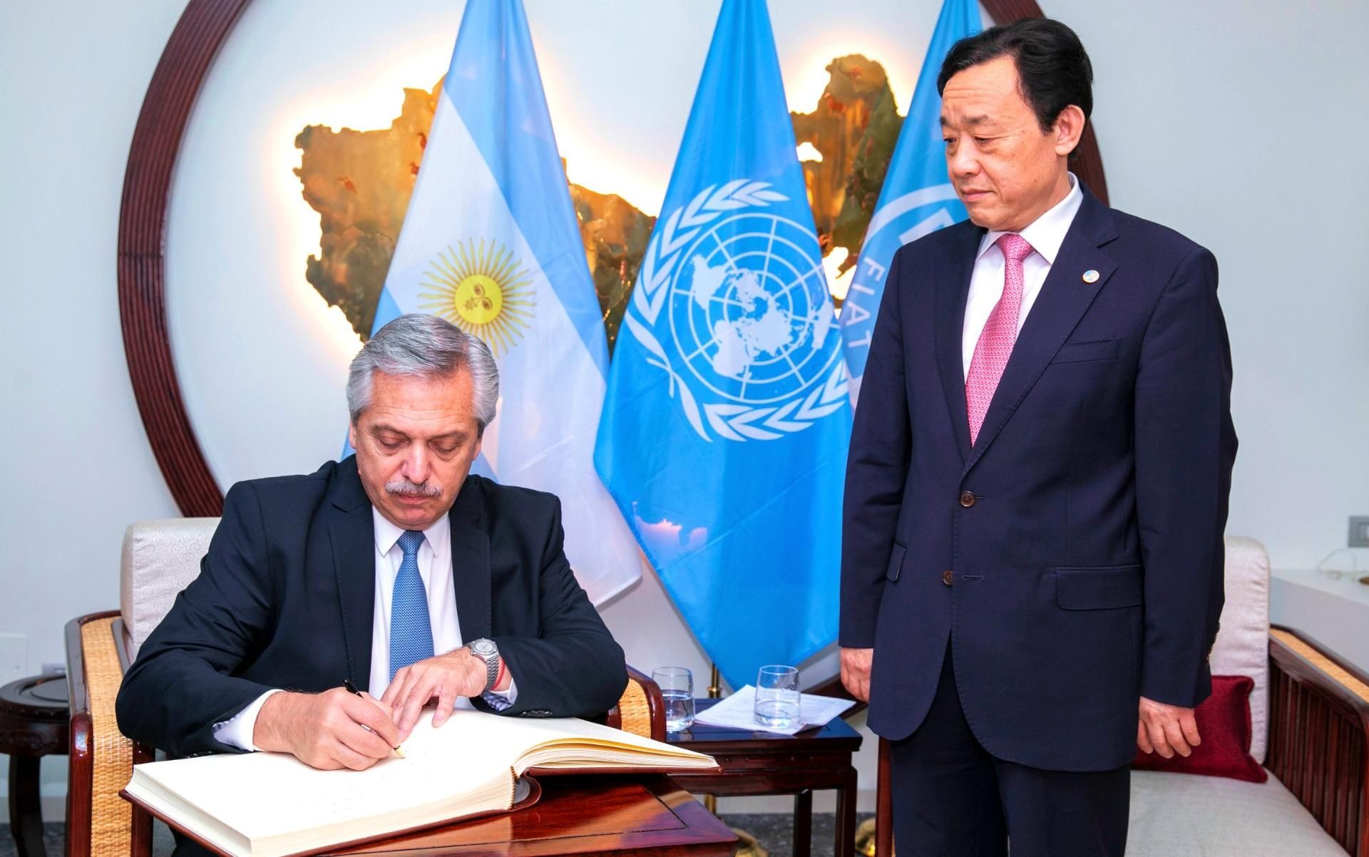 Plan Nacional contra el Hambre: el Presidente firmó un Memorando con la FAO