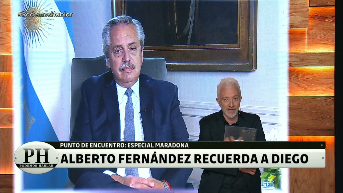 Alberto emocionado: "Qué distinto sería el país si todos pensáramos como Maradona"