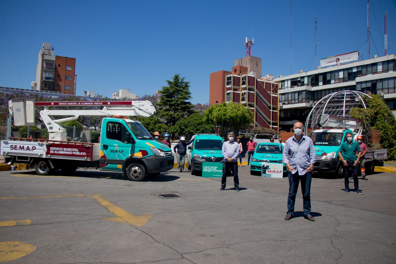 Grindetti presentó el nuevo Servicio Municipal de Alumbrado Público