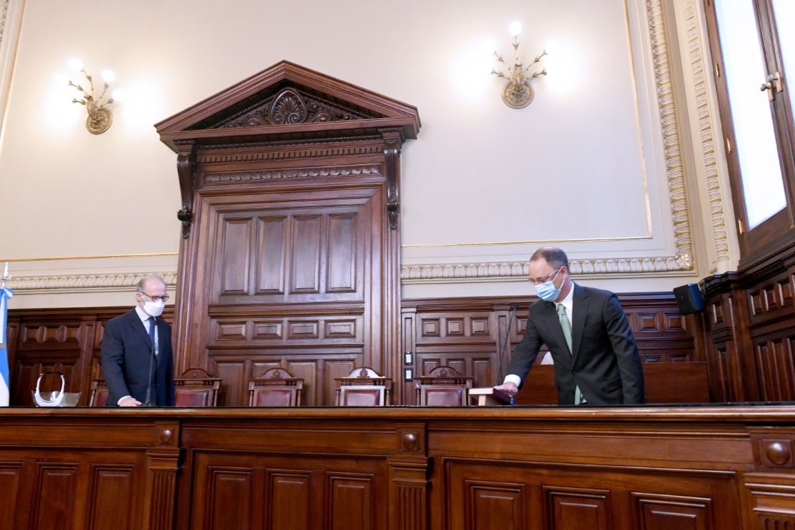 El exlegislador larretista, Diego Marías juró en el Consejo de la Magistratura