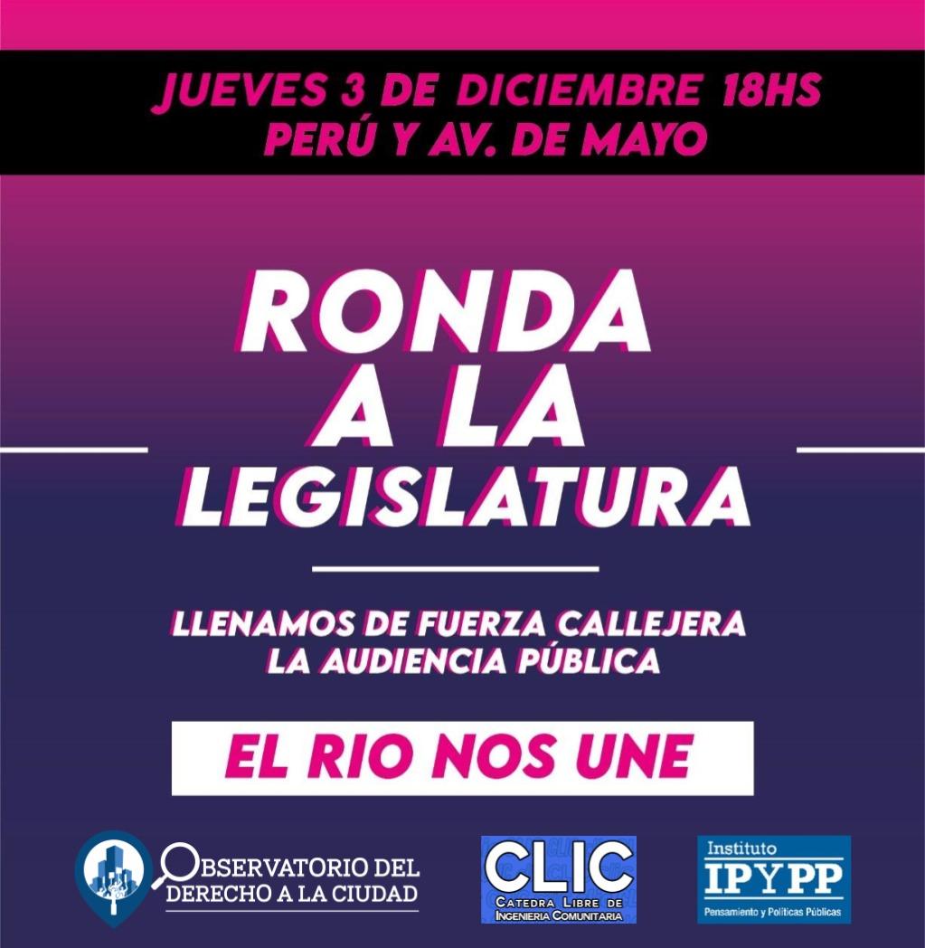 Convocan a una ronda a la Legislatura para oponerse a la venta de Costa Salguero