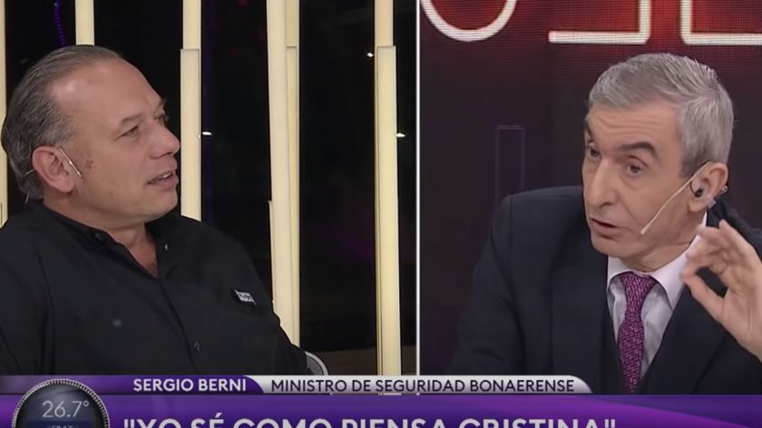 Cruce picante entre Berni y Nelson Castro por las cifras de inseguridad