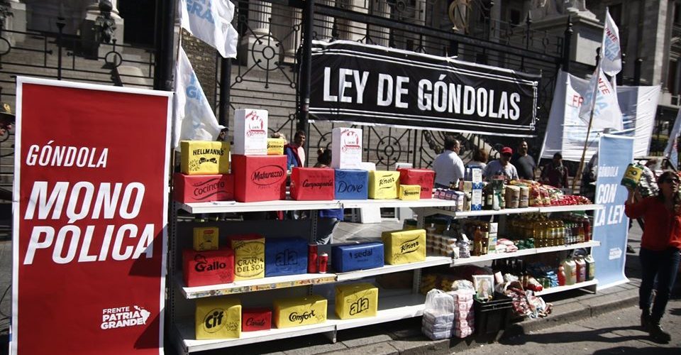 "La Ley de Góndolas se pondrá en práctica la semana que viene"