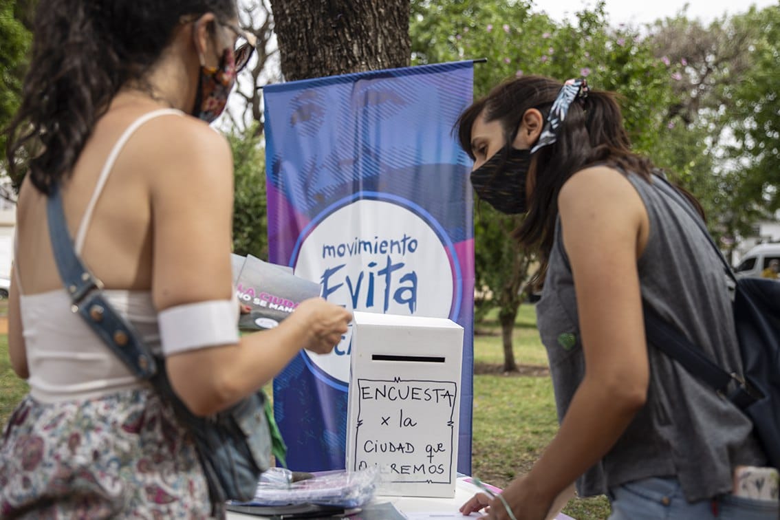 Con una jornada en toda la Ciudad, el Evita denunció la falta de gestión del GCBA