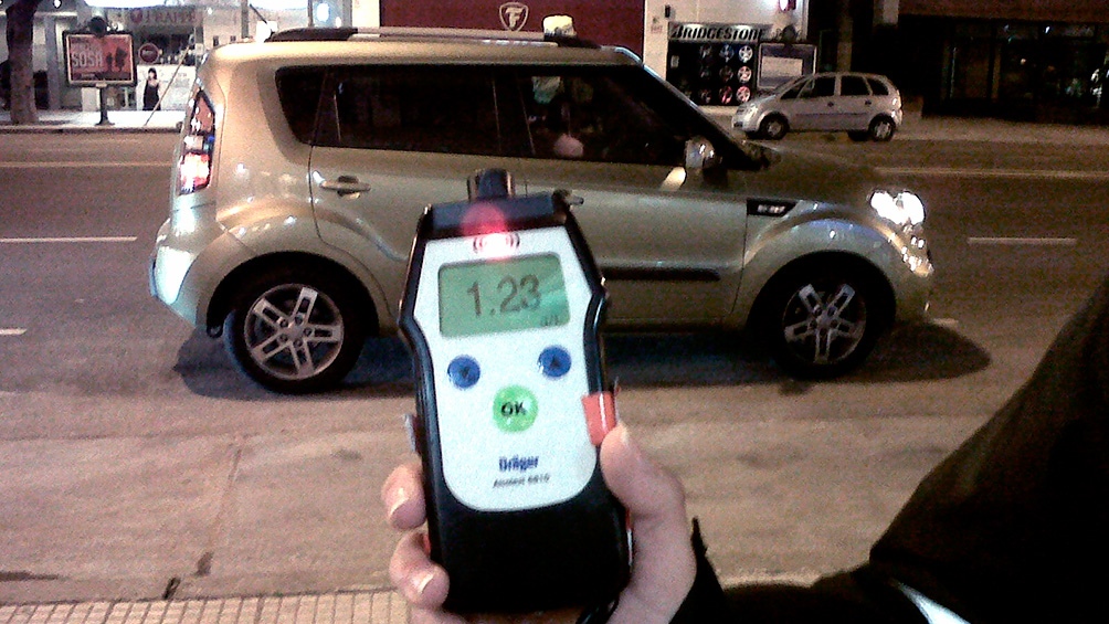 Durante Nochebuena, la Ciudad hizo 1.795 controles de alcoholemia