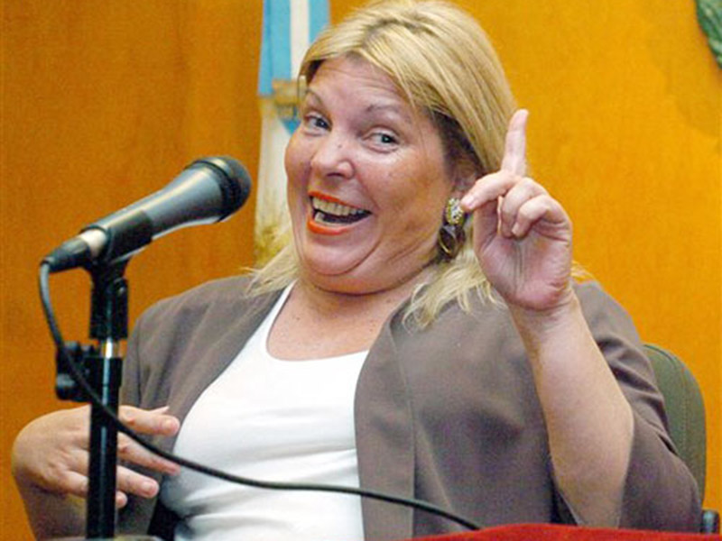 Lilita Carrió cumplió años y Macri fue el único que no la saludó