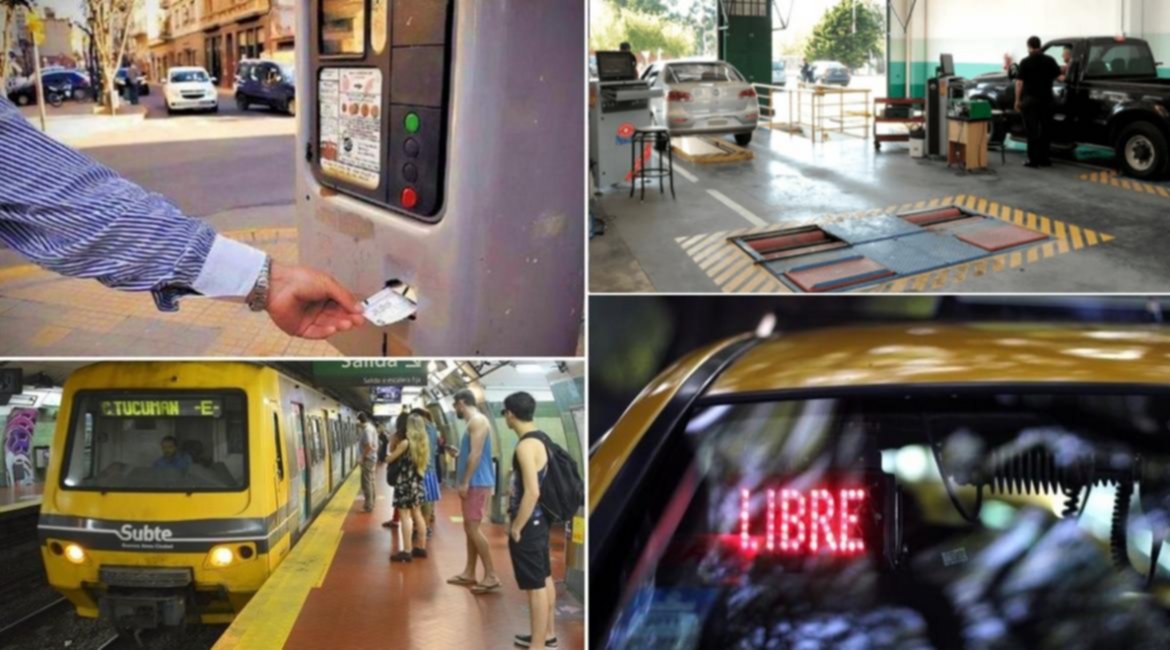 El Gobierno de Larreta anunció aumentos de subte, taxis VTV y estacionamiento