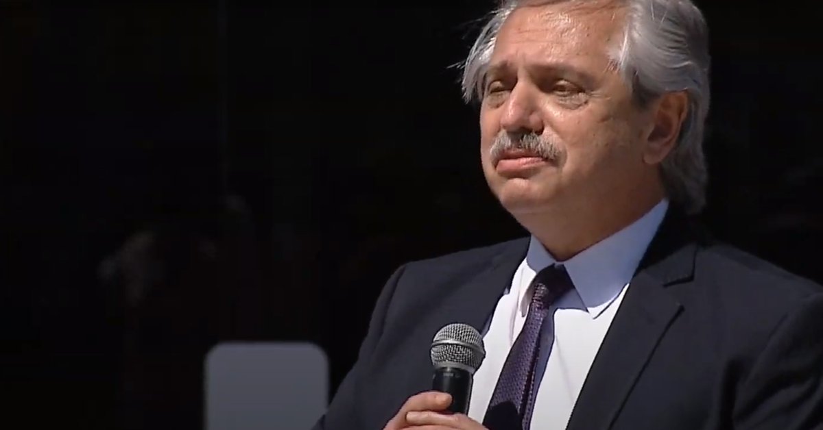 El Presidente dijo que "existe el riesgo de que todo vuelva a paralizarse"