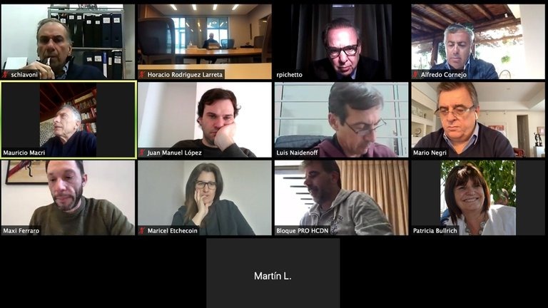 Los ejes del zoom de JxC: educación, vacunación y conflicto con el campo