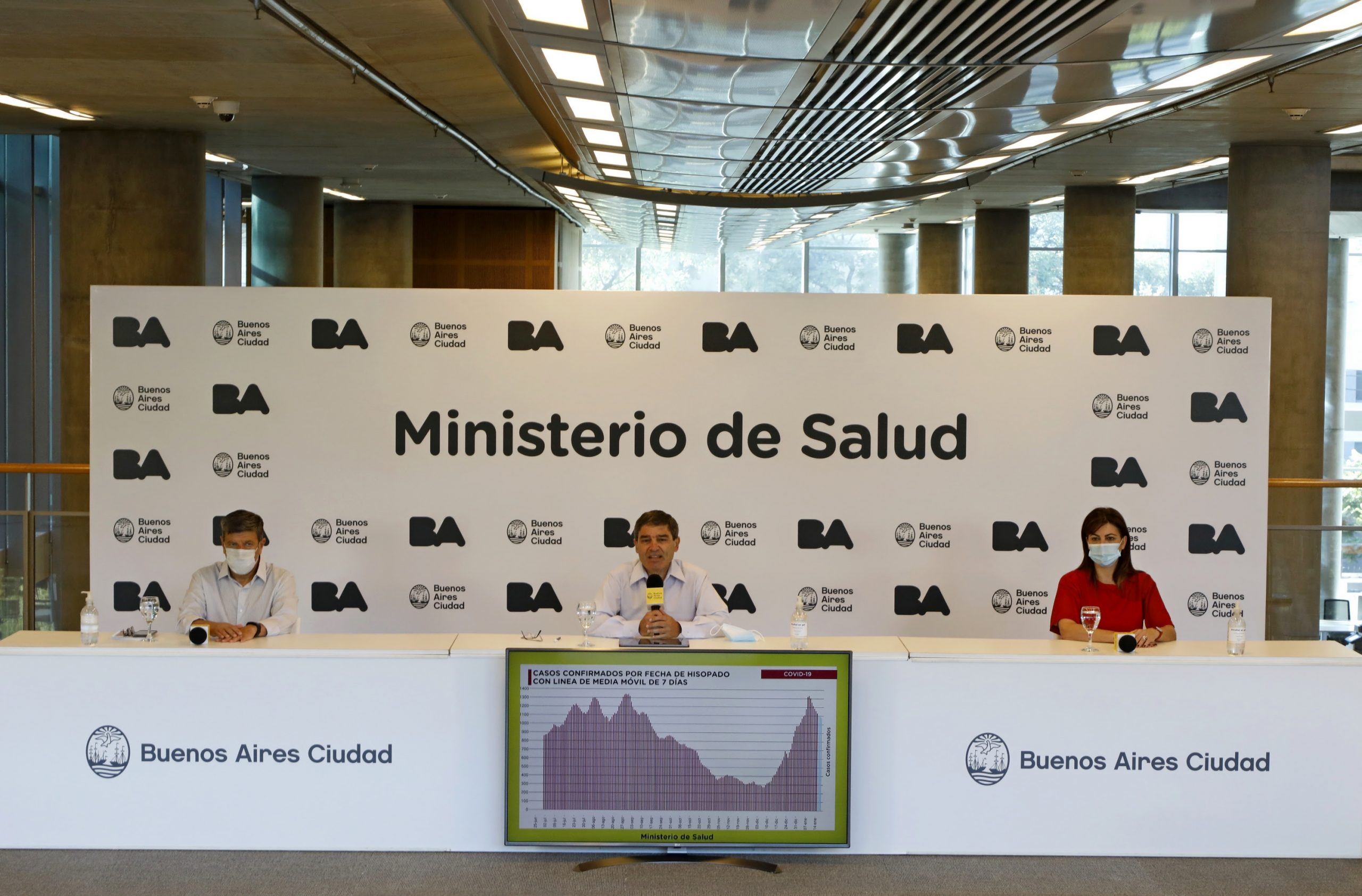 Quirós dijo que hay una baja de casos, pero que no tiene que ver con las restricciones