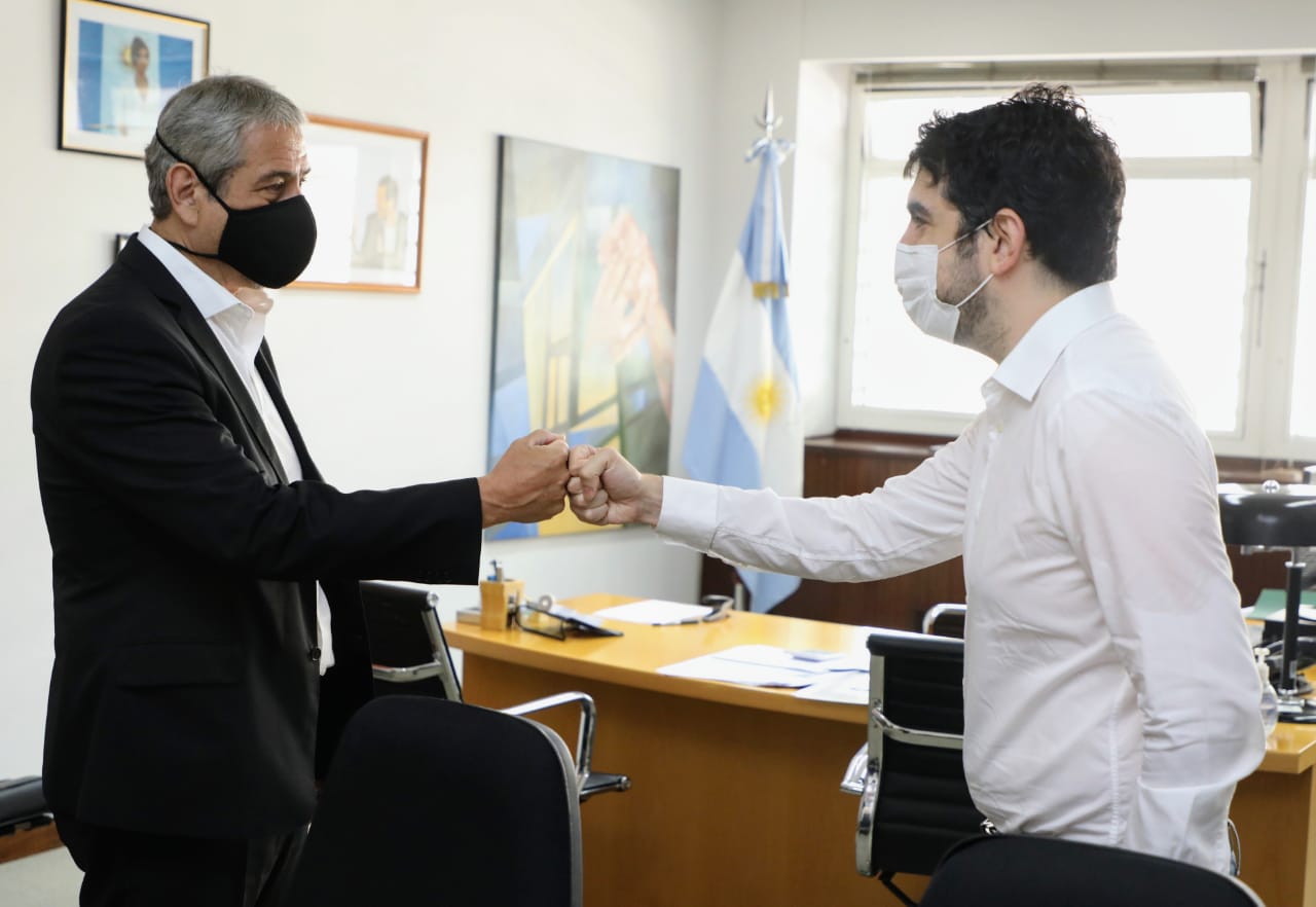 Ferraresi recibió a Valdés para hablar de la situación habitacional de la Ciudad