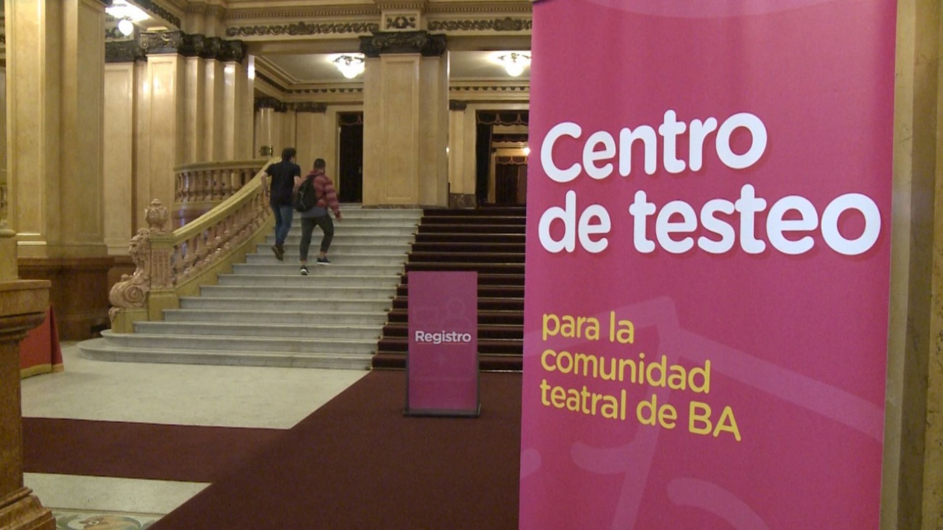 Comenzó a funcionar el dispositivo de testeos DetectAR en el Teatro Colón