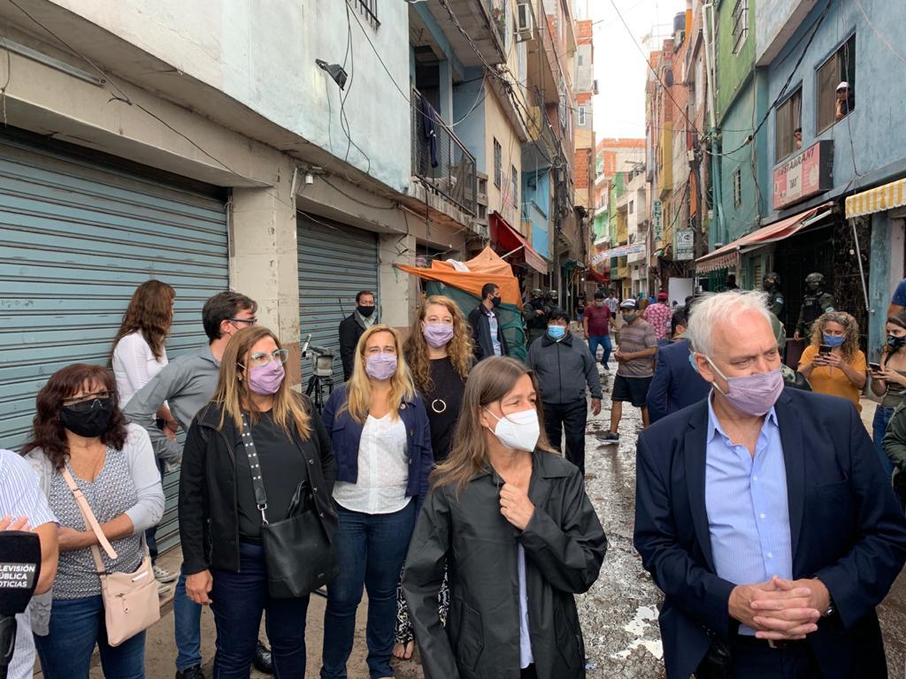 Legisladoras y Frederic, en el Ricciardelli preocupadas por la inseguridad