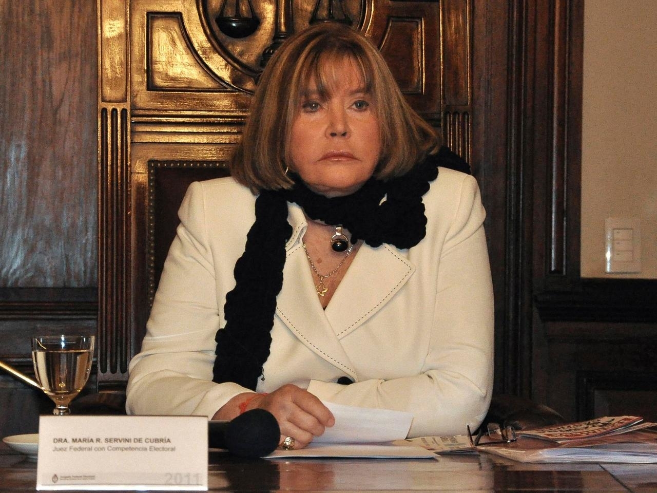 Servini de Cubría: "Si no vacunan al personal, yo no hago la elección”