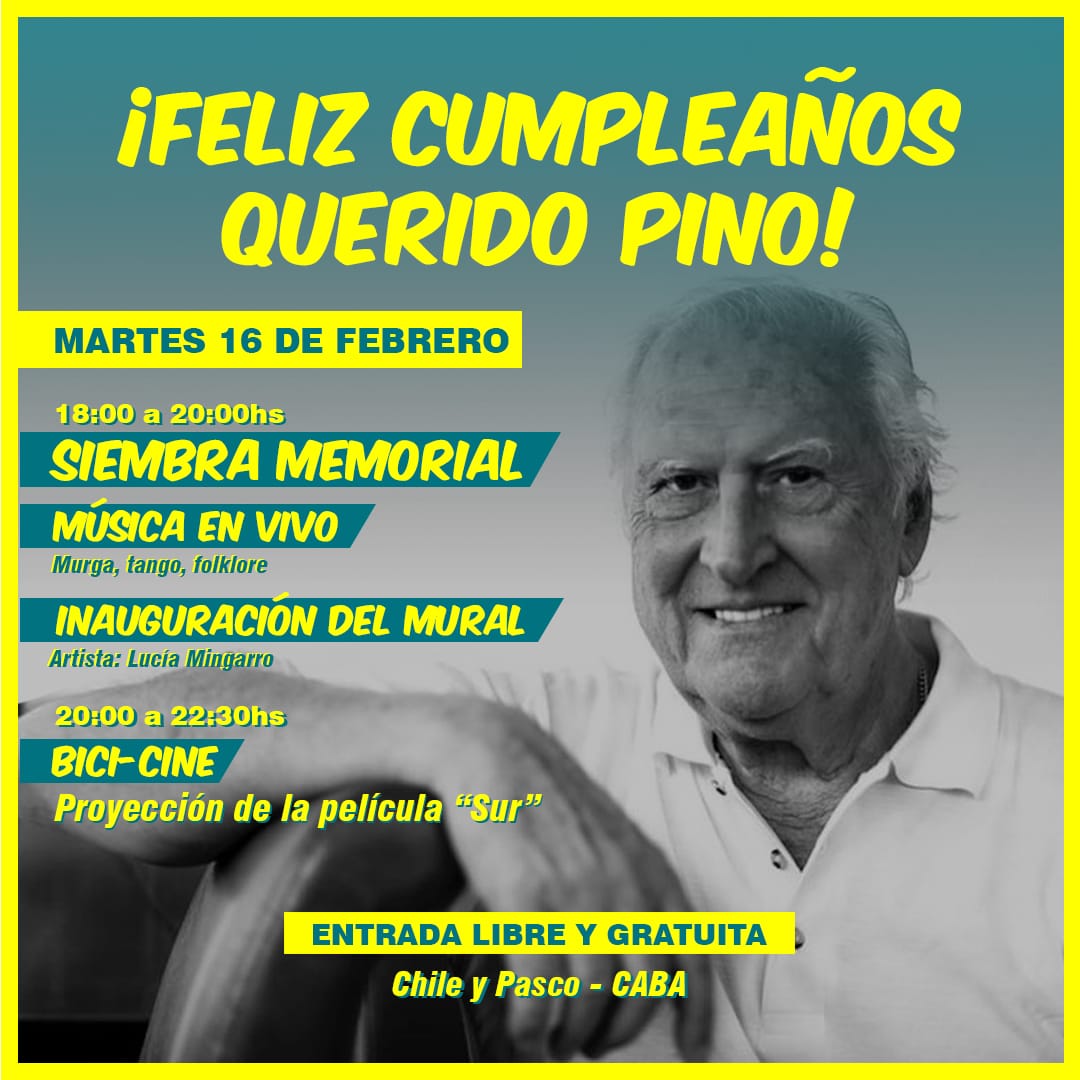 A tres meses de su muerte, organizaciones políticas homenajean a Pino Solanas