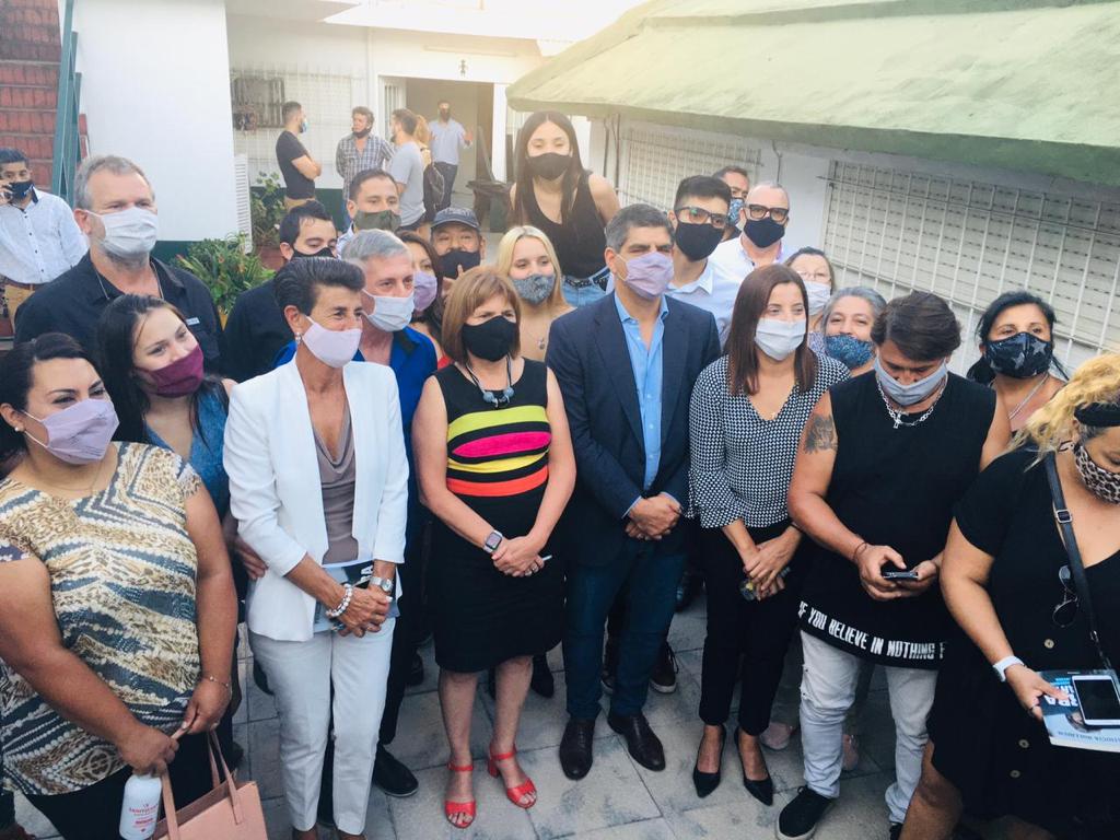 Bullrich presentó su libro en un evento organizado por el equipo de Aparicio