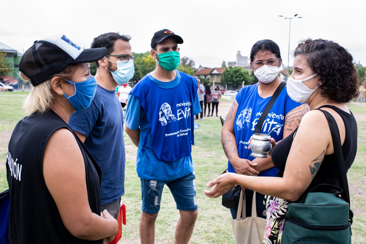 El Evita lanzó campaña sanitaria en los barrios populares de la Ciudad