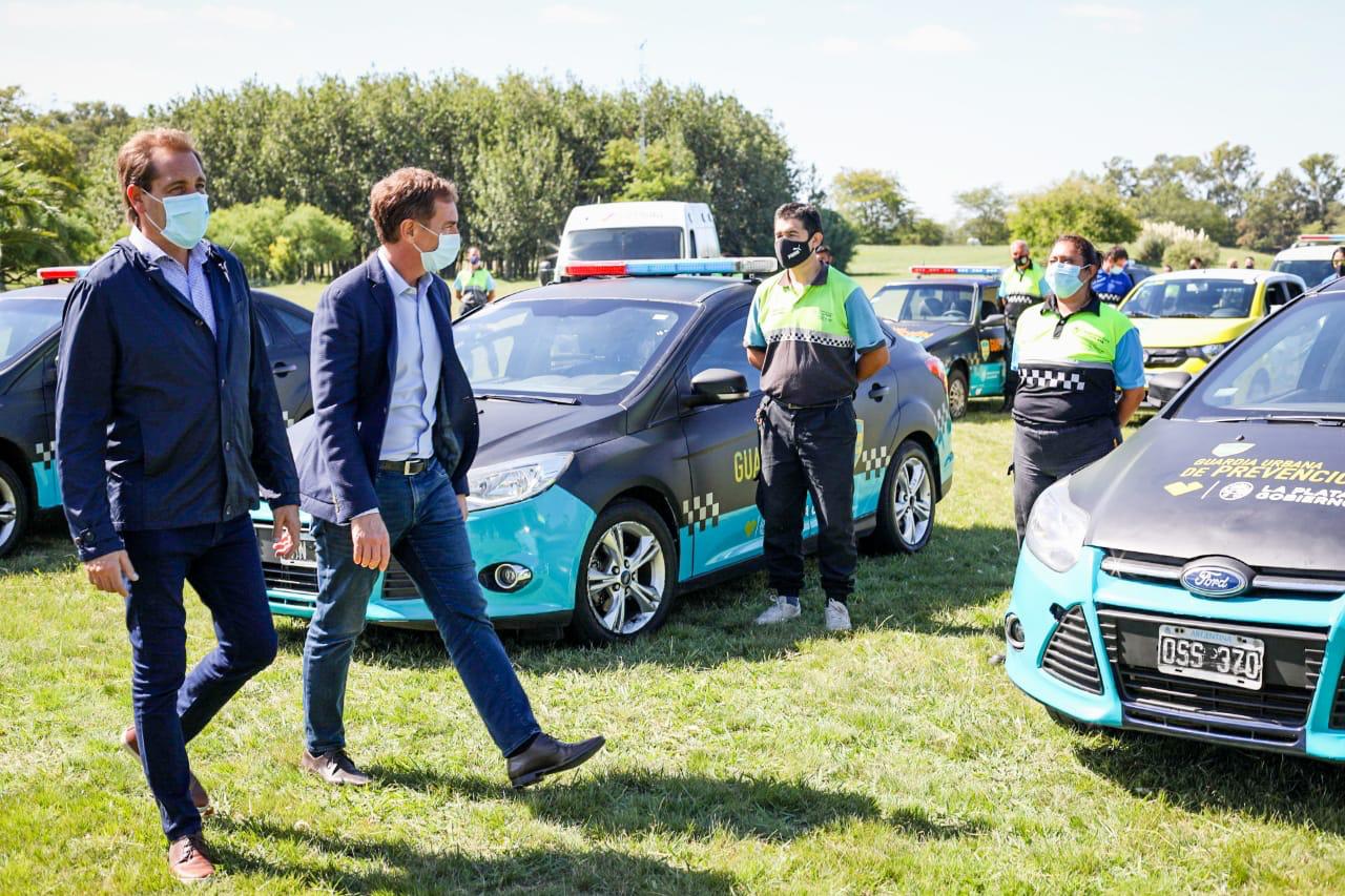 Santilli recorre la Provincia: se reunió Garro y presentaron nuevos móviles de prevención