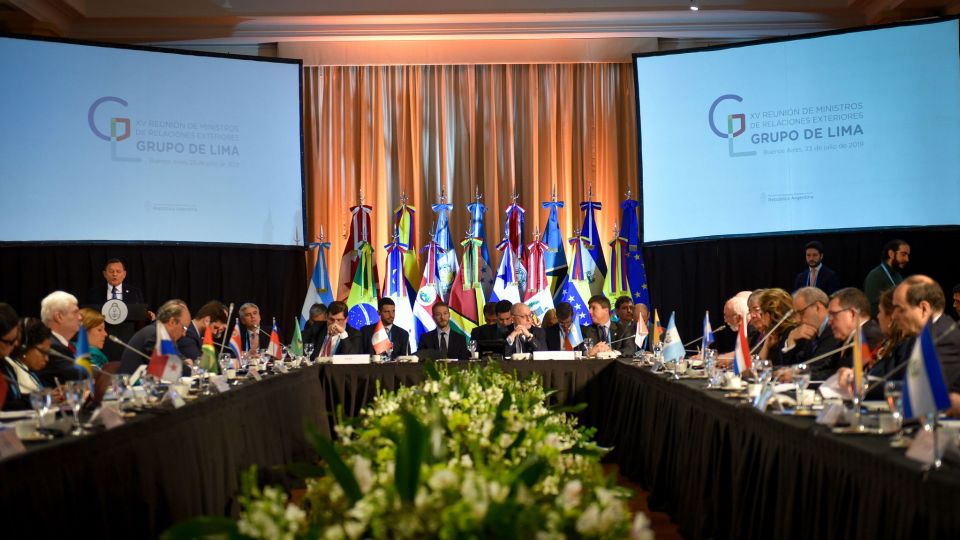 Argentina se retiró del Grupo de Lima disconforme con el trato a Venezuela