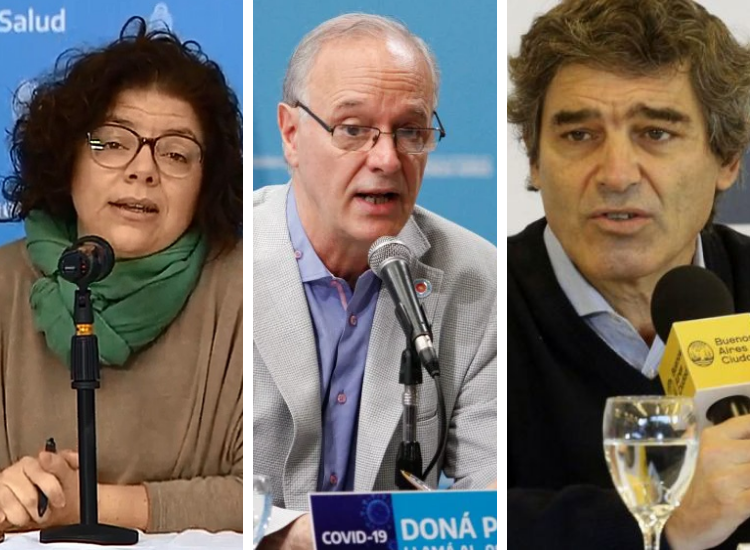 Vizzotti, Gollán y Quirós se reunieron para evitar colapso sanitario