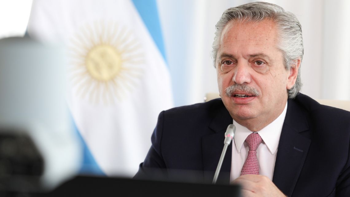 Por la crisis del Covid, Alberto pidió por la liberación de patentes de vacunas