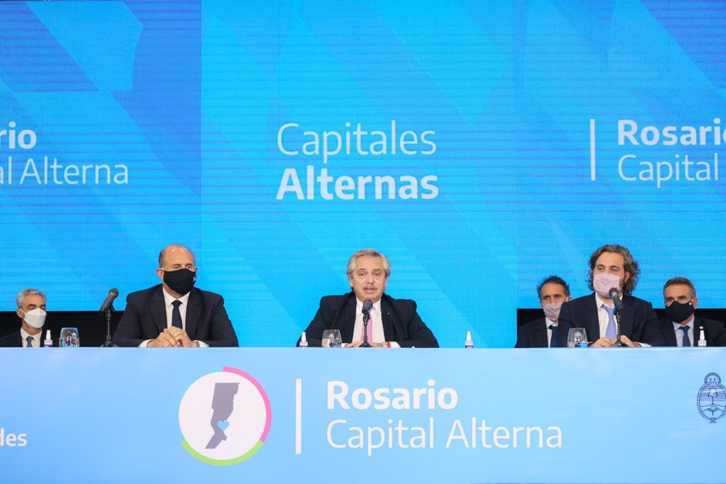 Alberto anunció obras por más de $76.000 millones para Santa Fe