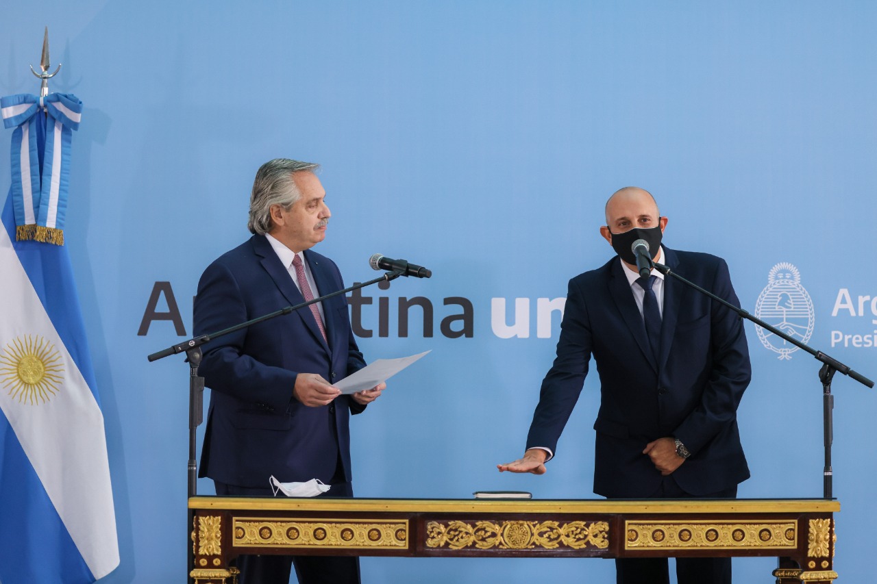 Alexis Guerrera juró como nuevo ministro de Transporte