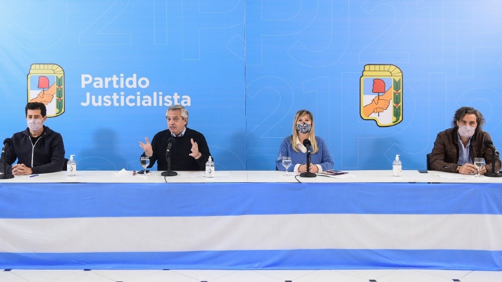 Alberto lideró una reunión del PJ: "Garantizar el máximo debate y el federalismo"