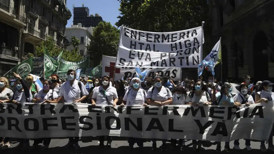 Enfermeros instalarán una "Carpa Blanca" para que Larreta los reconozca