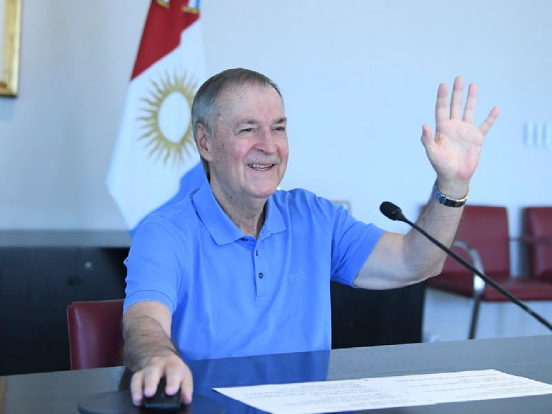 Le dieron el alta a Schiaretti: "Gracias a todos"