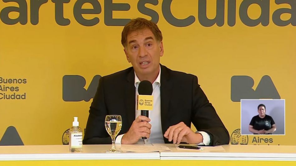 Santilli anunció que la Ciudad comienza a vacunar a su personal de Seguridad