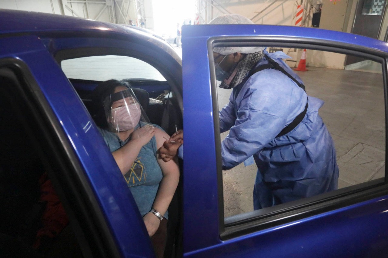 Costa Salguero, el primer vacunatorio vehicular contra el Covid que sumó la Ciudad