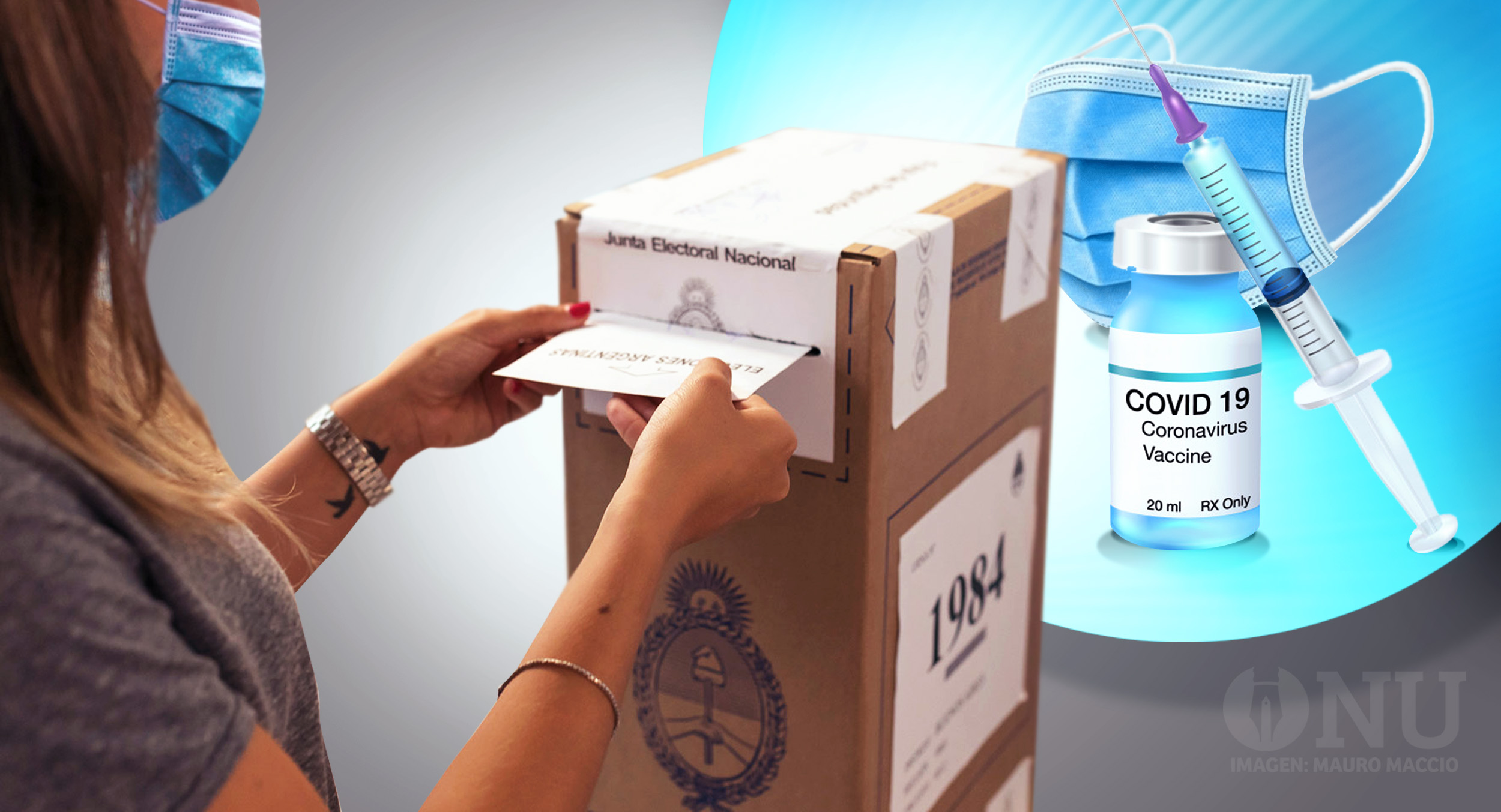 Elecciones: la V (de vacuna y victoria) es la letra elegida por el Gobierno