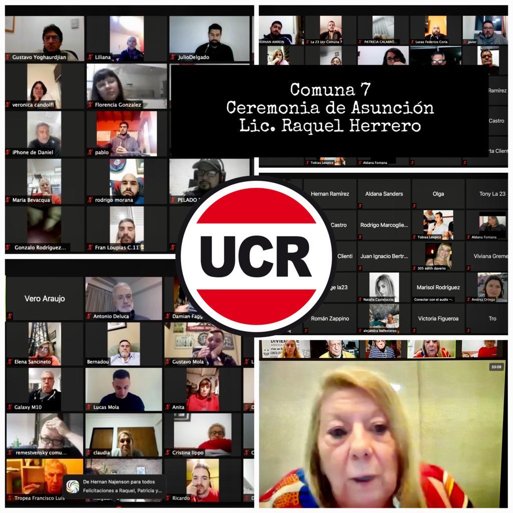 Asunción de las autoridades de la UCR en la Comuna 7