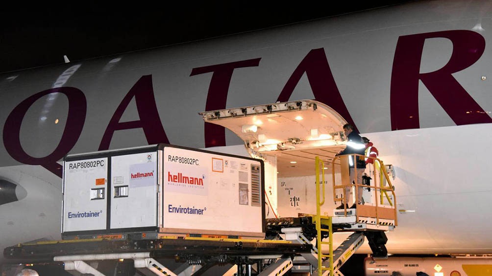 Se acelera la vacunación: arribaron al país 464 mil dosis de Sinopharm