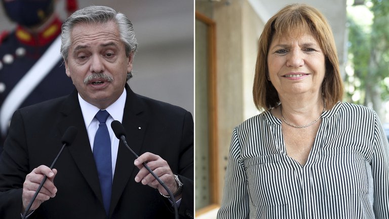 El Presidente demandó a Patricia Bullrich por 100 millones de pesos