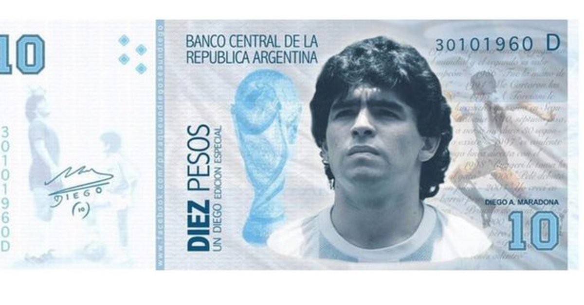 Lanata denunció un negocio millonario con billetes con la cara de Maradona