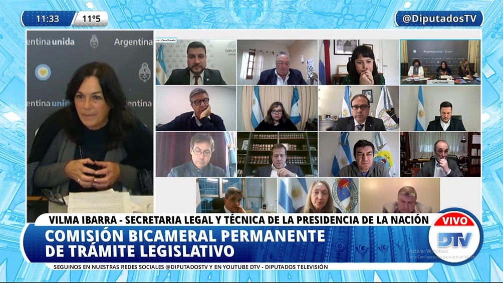 Vilma Ibarra nuevamente defendió al gobierno con Vizzotti y Nicolini.