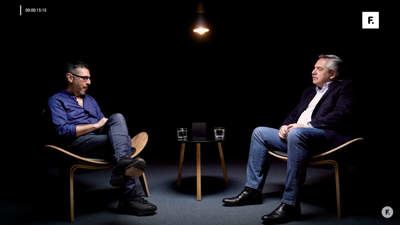 Fernández admitió que "le dolió" la "historieta" sobre las visitas a Olivos