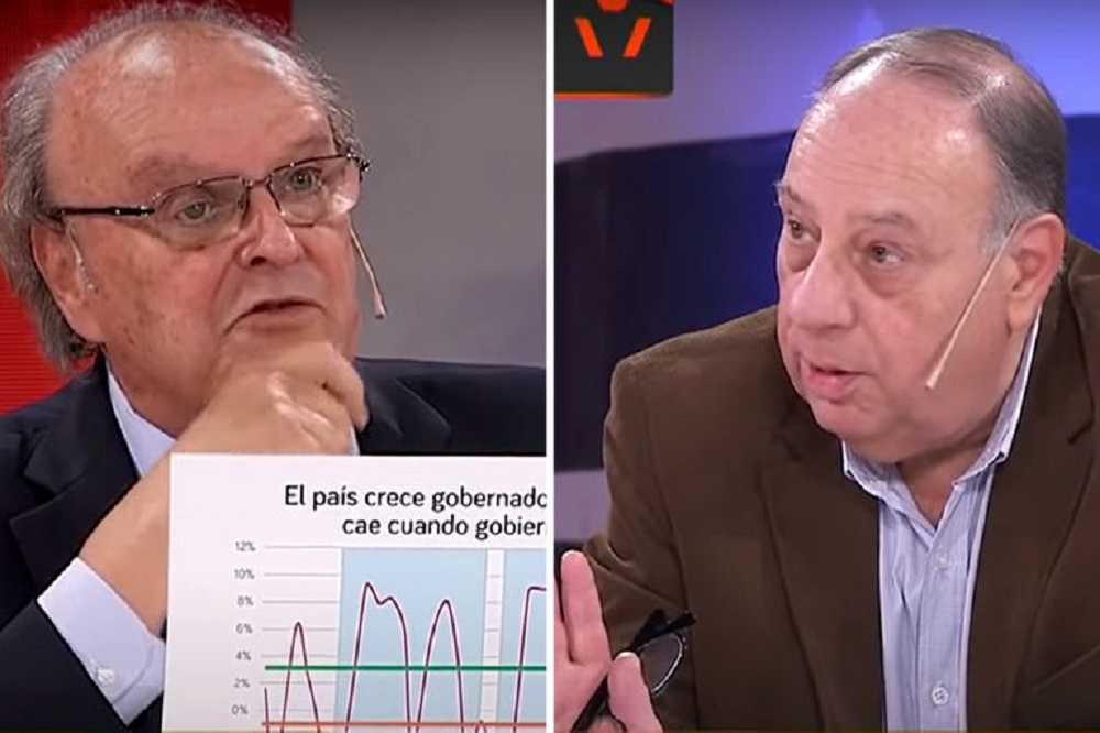 Cachanosky versus De Mendiguren: “Usted es un caradura”